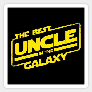 The Best Uncle in the Galaxy Gift For Uncle And Dad Magnet